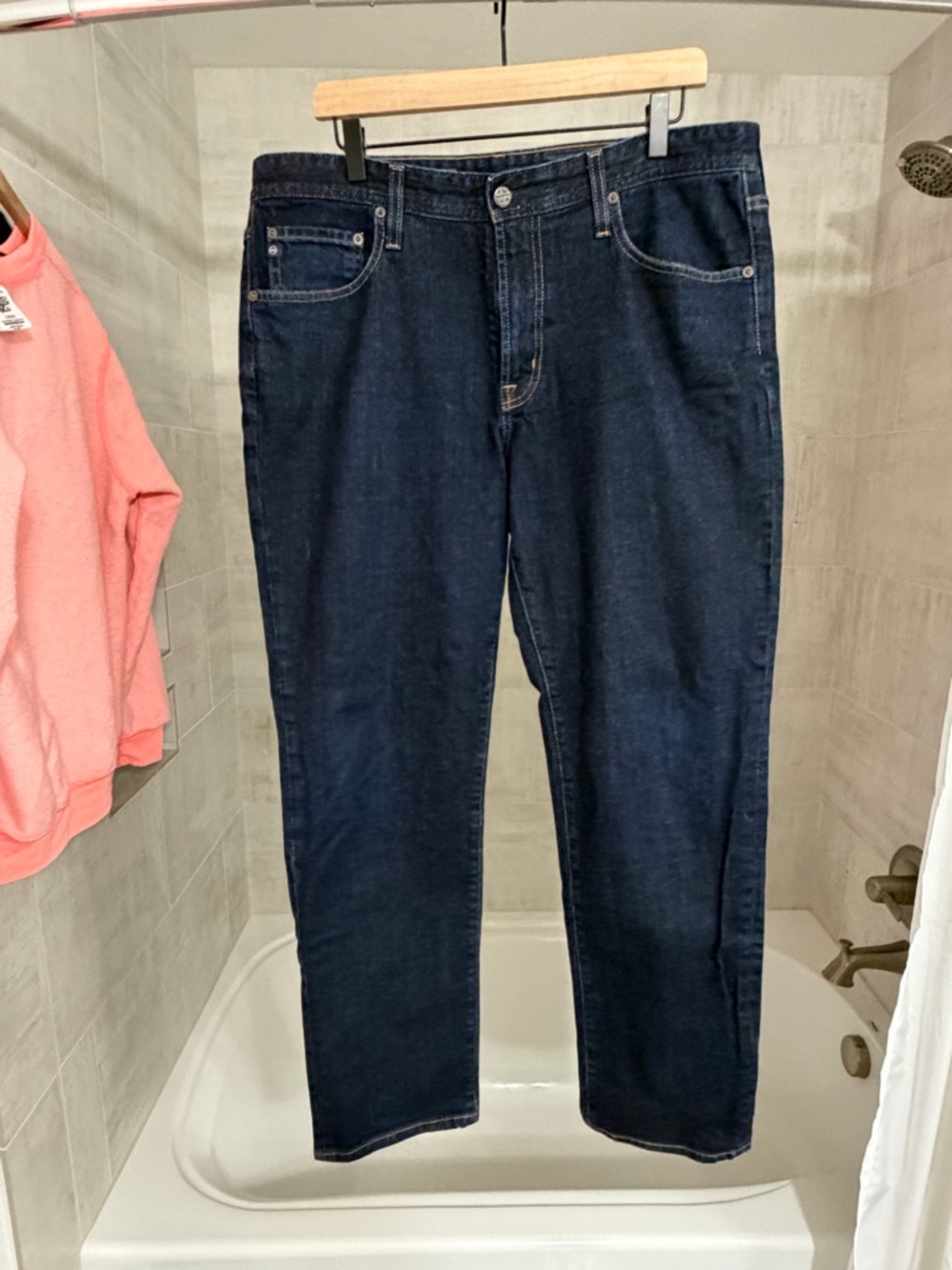 Men's AG Dark Blue Denim Jeans Kace Fit